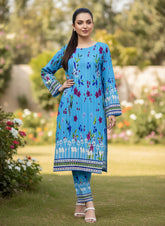 2 Pcs Unstitched Ladies Suit 210